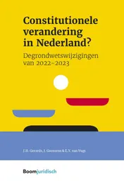 Omslag van Constitutionele verandering in Nederland?