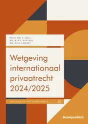 Omslag van Wetgeving internationaal privaatrecht 2024/2025
