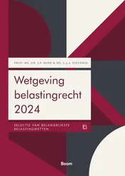 Omslag van Wetgeving belastingrecht 2024