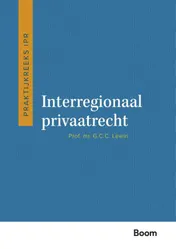 Omslag van Interregionaal privaatrecht
