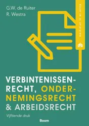 Omslag van Verbintenissenrecht, ondernemingsrecht & arbeidsrecht