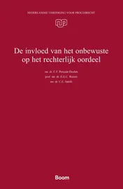 Omslag van De invloed van het onbewuste op het rechterlijk oordeel
