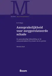 Omslag van Aansprakelijkheid voor zorggerelateerde schade