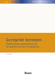 Omslag van Geregelde beroepen