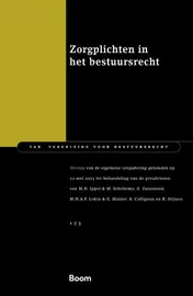 Omslag van Zorgplichten in het bestuursrecht