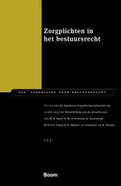 Omslag van Zorgplichten in het bestuursrecht