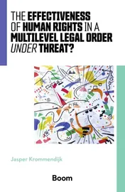 Omslag van The effectiveness of human rights in a multilevel legal order under threat?