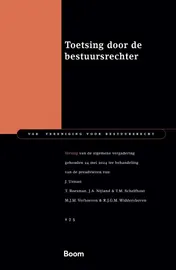 Omslag van Toetsing door de bestuursrechter