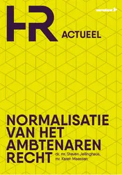 Omslag van Normalisatie van het ambtenarenrecht