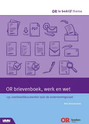 Omslag van OR brievenboek, werk en wet