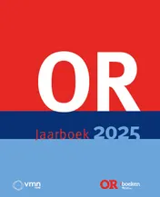 Omslag van OR Jaarboek 2025