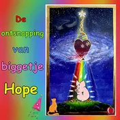 Omslag van De ontsnapping van biggetje Hope