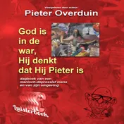 Omslag van God is in de war, Hij denkt dat Hij Pieter is
