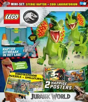 Omslag van LEGO Jurassic World Magazine
