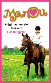 Omslag van Manou krijgt haar eerste leskaart