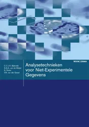 Omslag van Analysetechnieken voor niet-experimentele gegevens