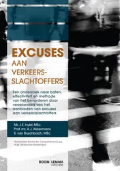 Omslag van Excuses aan verkeersslachtoffers