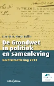 Omslag van De grondwet in politiek en samenleving