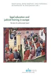 Omslag van Legal education and judicial training in Europe