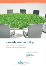 Omslag van Towards sustainability
