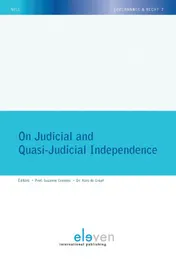 Omslag van On judicial and quasi-judicial independence
