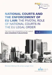Omslag van National Courts and the Enforcement of EU Law: The Pivotal Role of National Courts in the EU Legal Order