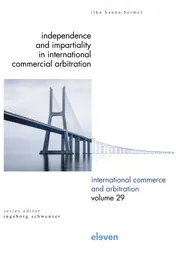 Omslag van Independence and Impartiality in International Commercial Arbitration
