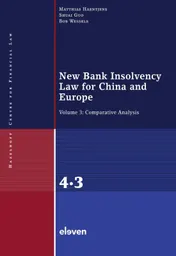 Omslag van New Bank Insolvency Law for China and Europe