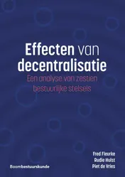 Omslag van Effecten van decentralisatie