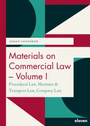 Omslag van Materials on Commercial Law - Volume I