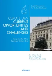 Omslag van Climate Law - Current Opportunities and Challenges