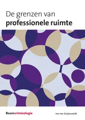 Omslag van De grenzen van professionele ruimte
