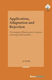 Omslag van Application, Adaptation and Rejection