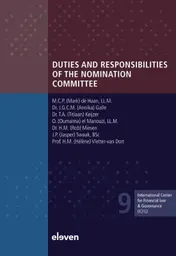 Omslag van Duties and Responsibilities of the Nomination Committee