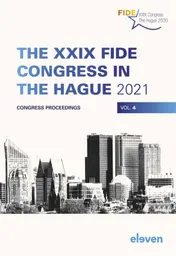 Omslag van THE XXIX FIDE CONGRESS IN THE HAGUE 2021: CONGRESS PROCEEDINGS