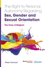 Omslag van The Right to Personal Autonomy Regarding Sex, Gender and Sexual Orientation