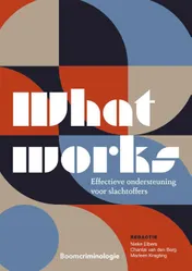 Omslag van What works: Effectieve ondersteuning voor slachtoffers