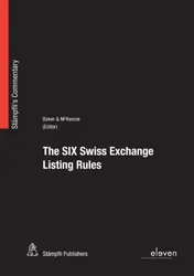 Omslag van The SIX Swiss exchange listing rules