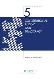Omslag van Constitutional review and democracy