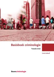 Omslag van Basisboek criminologie