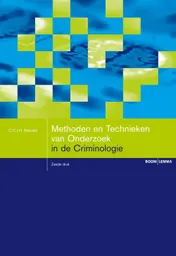 Omslag van Methoden en technieken van onderzoek in de criminologie