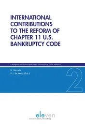 Omslag van International contributions to the the reform of chapter 11 U.S. banktruptcy code