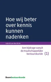 Omslag van Hoe wij beter over kennis kunnen nadenken