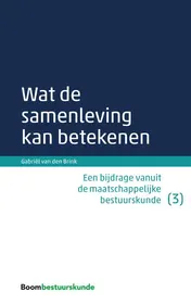 Omslag van Wat de samenleving kan betekenen
