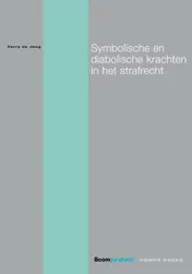 Omslag van Symbolische en diabolische krachten in het strafrecht