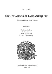 Omslag van Codifications of Late Antiquity