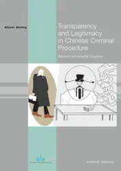 Omslag van Transparency and legitimacy in chinese criminal procedure