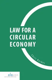 Omslag van Law for a circular economy
