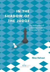 Omslag van In the shadow of the judge