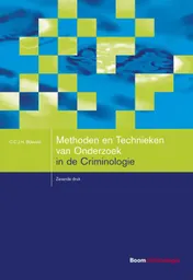Omslag van Methoden en technieken van onderzoek in de criminologie